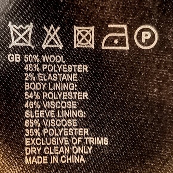 REISS Seville Navy 2-piece Suit Blazer & Skirt Sz 4 US - Picture 8 of 16